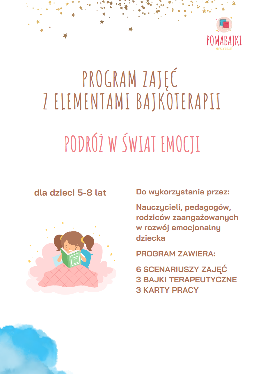 Scenariusz do zajęć bajkoterapeutycznych emocje. Pomabajki